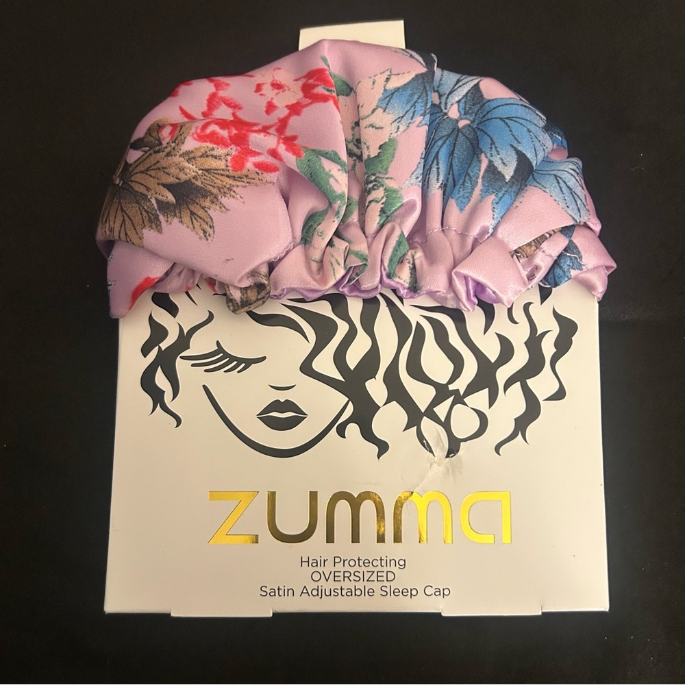 Zumma Floral Satin Sleep Cap